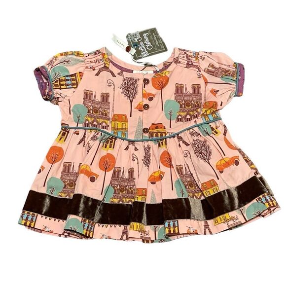 NWT Matilda Jane Bon Vivant Peasant Top
Size 18 Months Secret Fields Collection - Picture 1 of 10